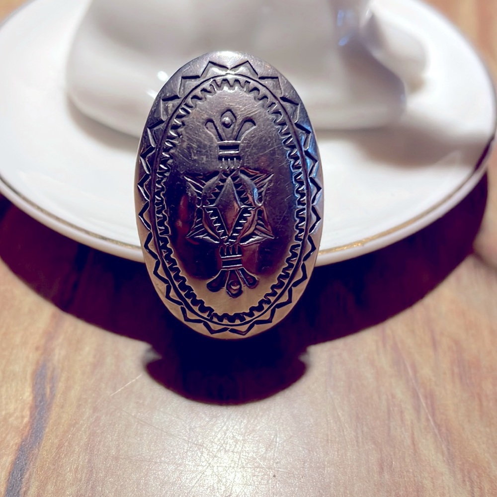 Sterling silver Navajo ring